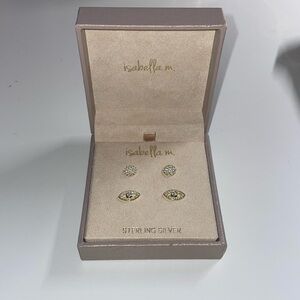 2 earrings Isabelle m. Streling silver